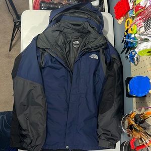 Vintage The North Face Men’s XL jacket with matching XL black liner jacket